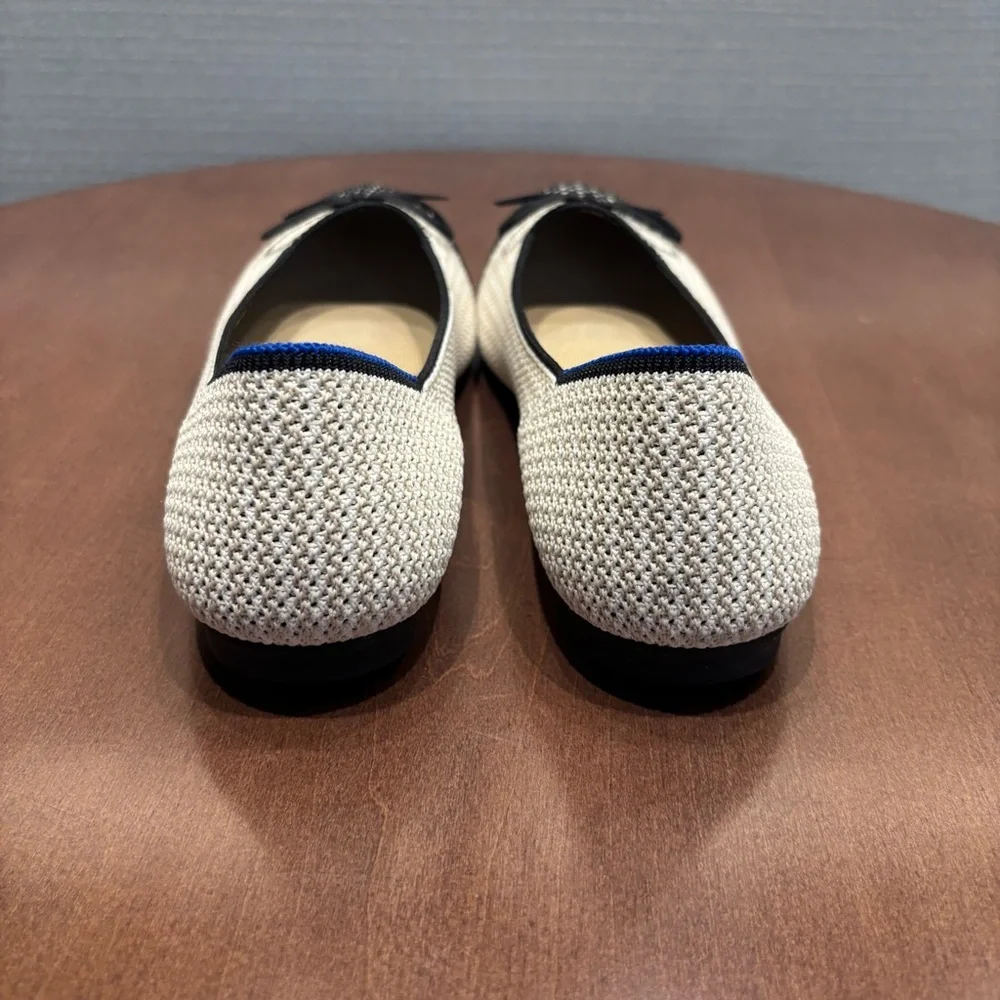 Rothy's Black & White Tweed Ballet Flats - Picture 9 of 15